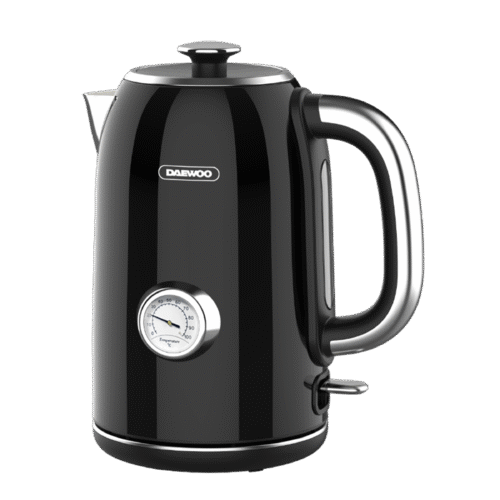 1.7 L retro electric black kettle