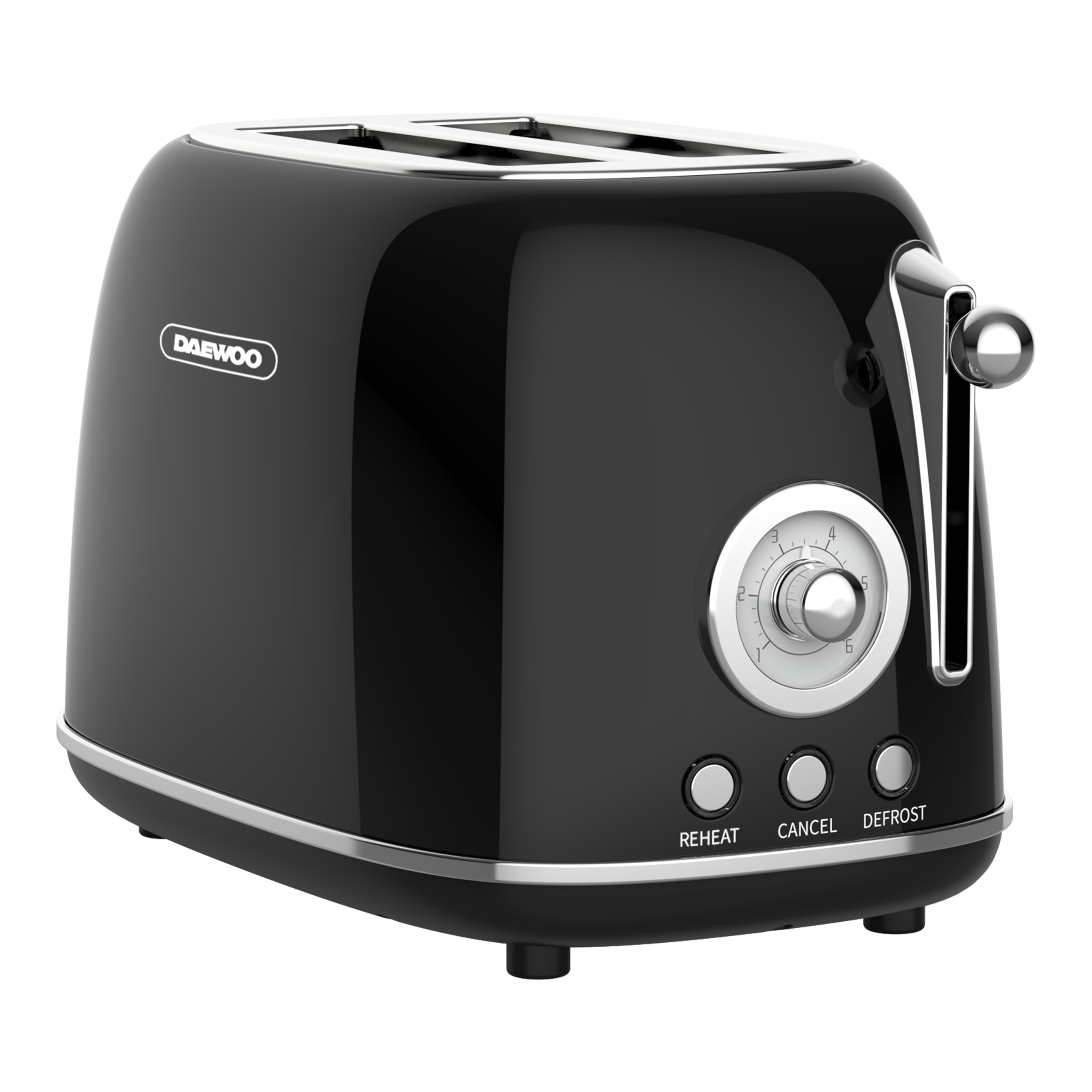 Batch 2 Product Photos with Daewoo Logo 2 Slice Bread Toaster - DBT-01BLK 2 Slice bread toaster