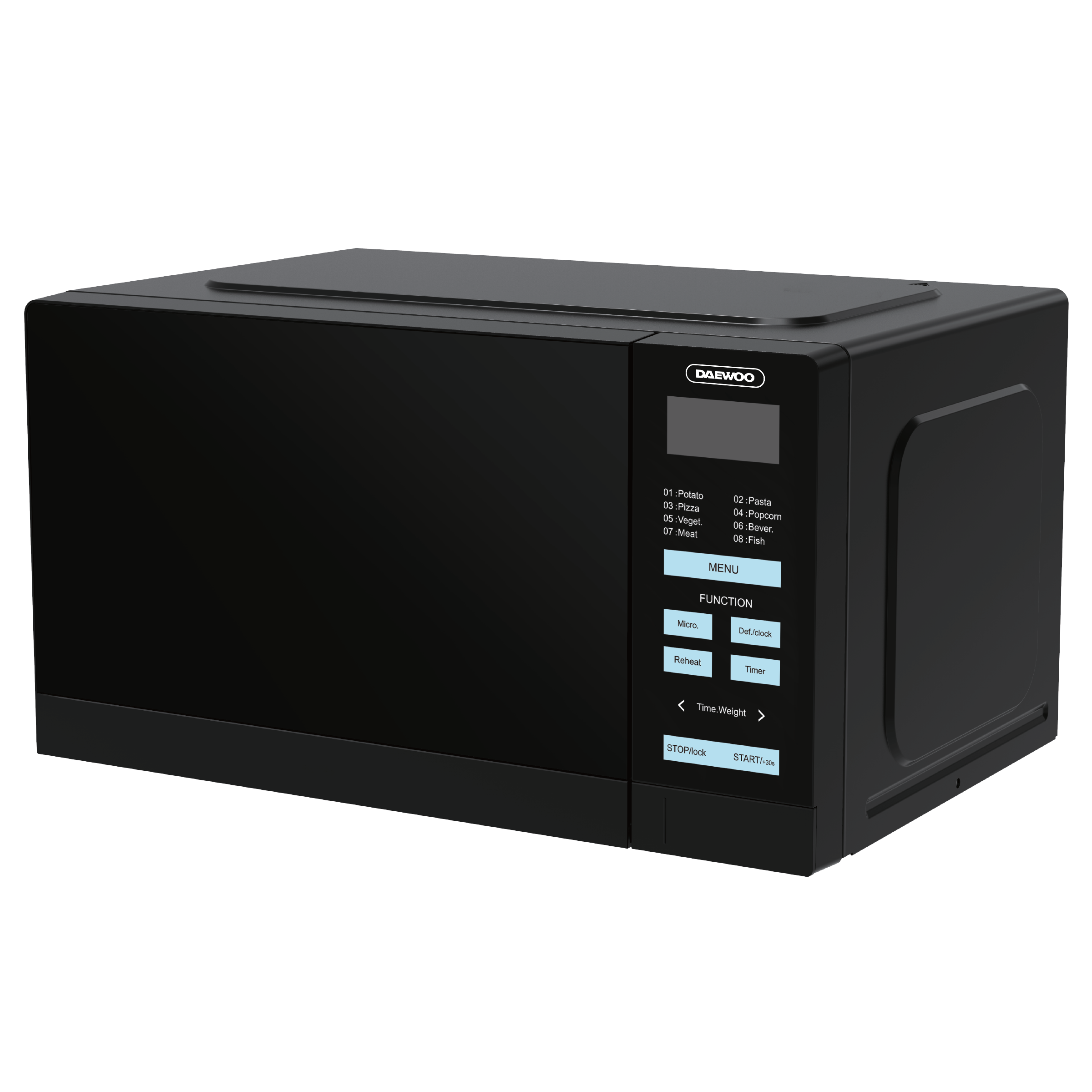 Batch 2 Product Photos with Daewoo Logo 20L Automatic Microwave Oven DMO-20LEB B 20L automatic microwave oven