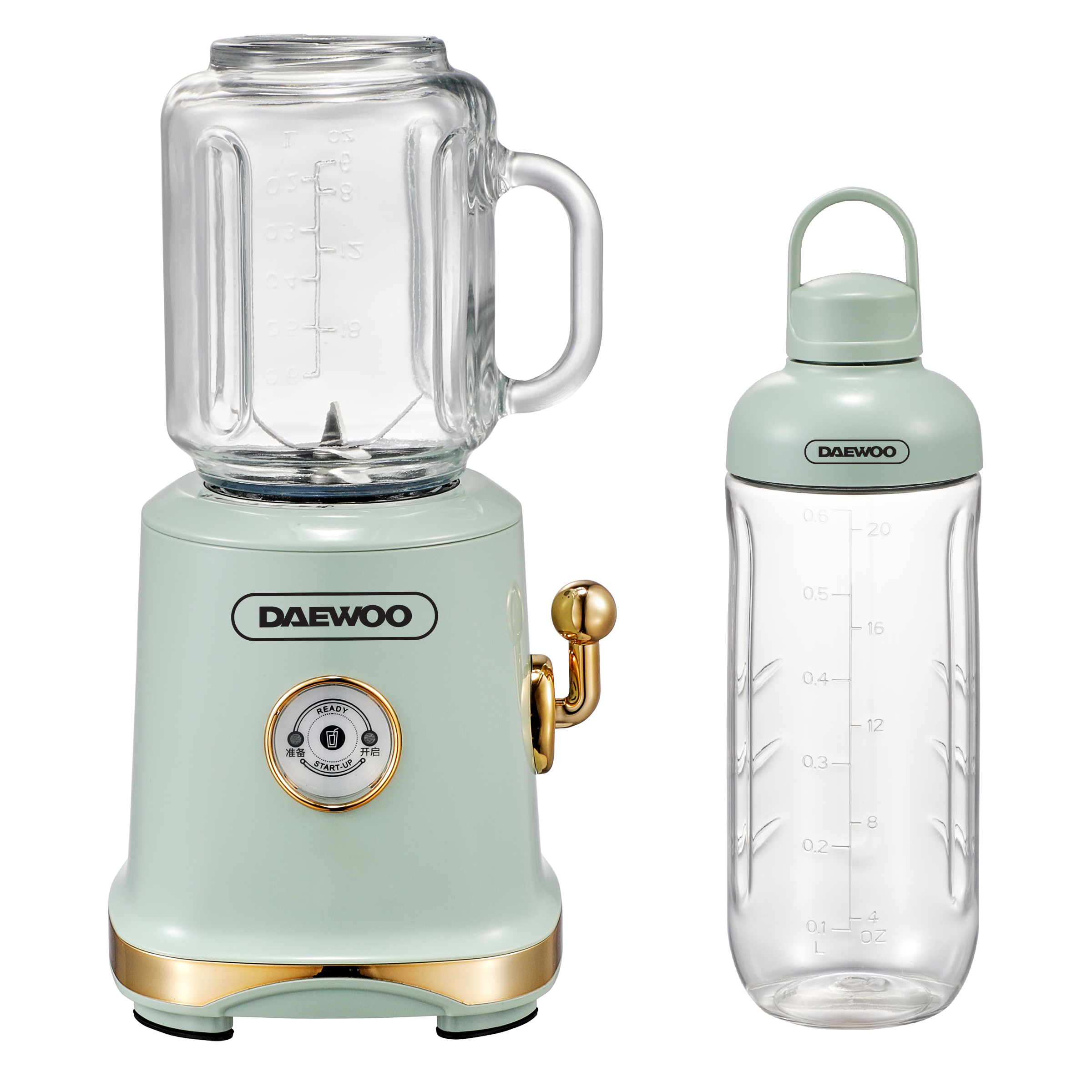 Batch 2 Product Photos with Daewoo Logo Fruit Juicer DPFJ-06MG Mint Green Fruit Juicer