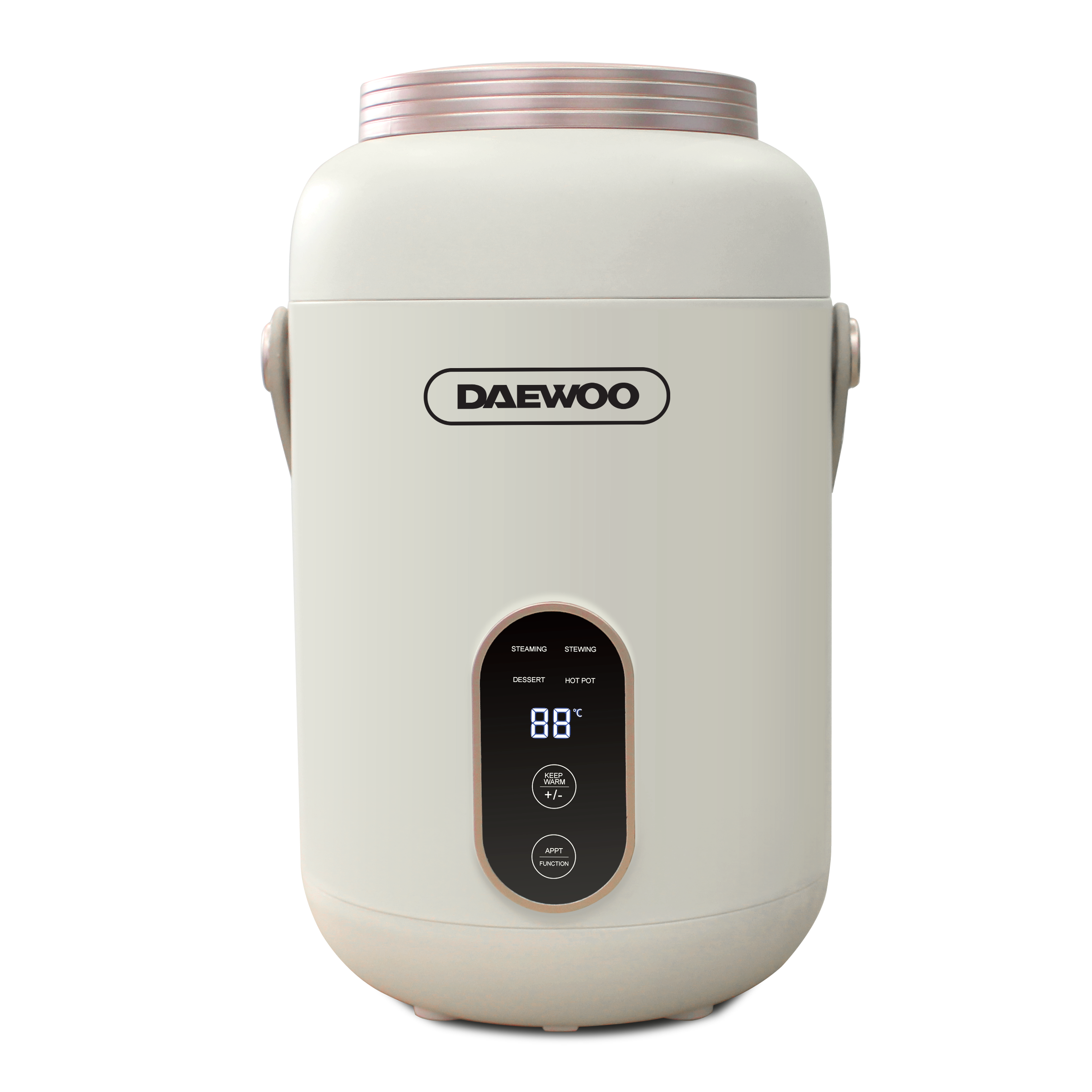 Batch 2 Product Photos with Daewoo Logo Portable Electric Cooking Pot DPIC-10LCRM 1L Portable electric cooking pot