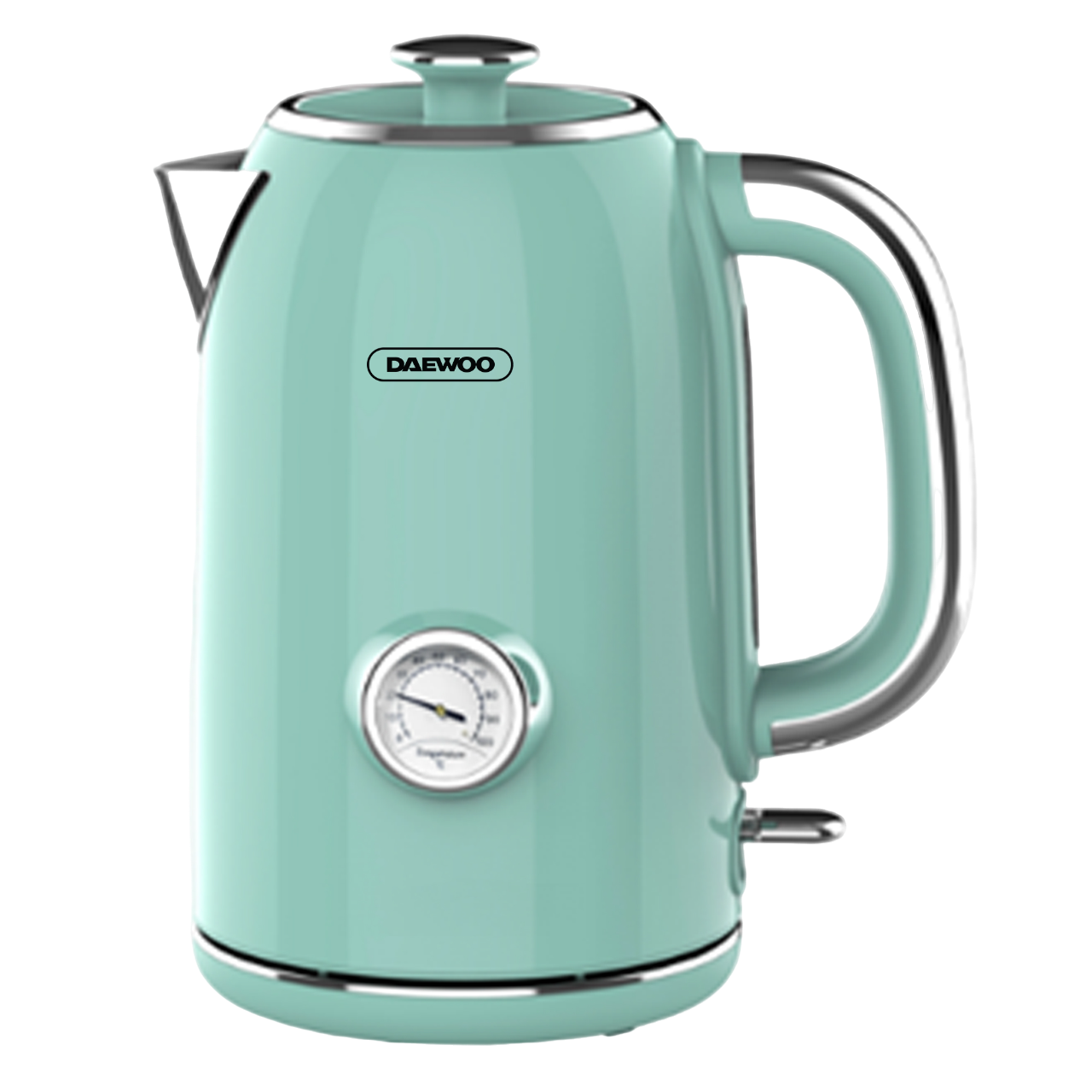 Product Photos with Daewoo Logo v2 1.7L ELECTRIC KETTLE 1.7 L retro electric mint green kettle
