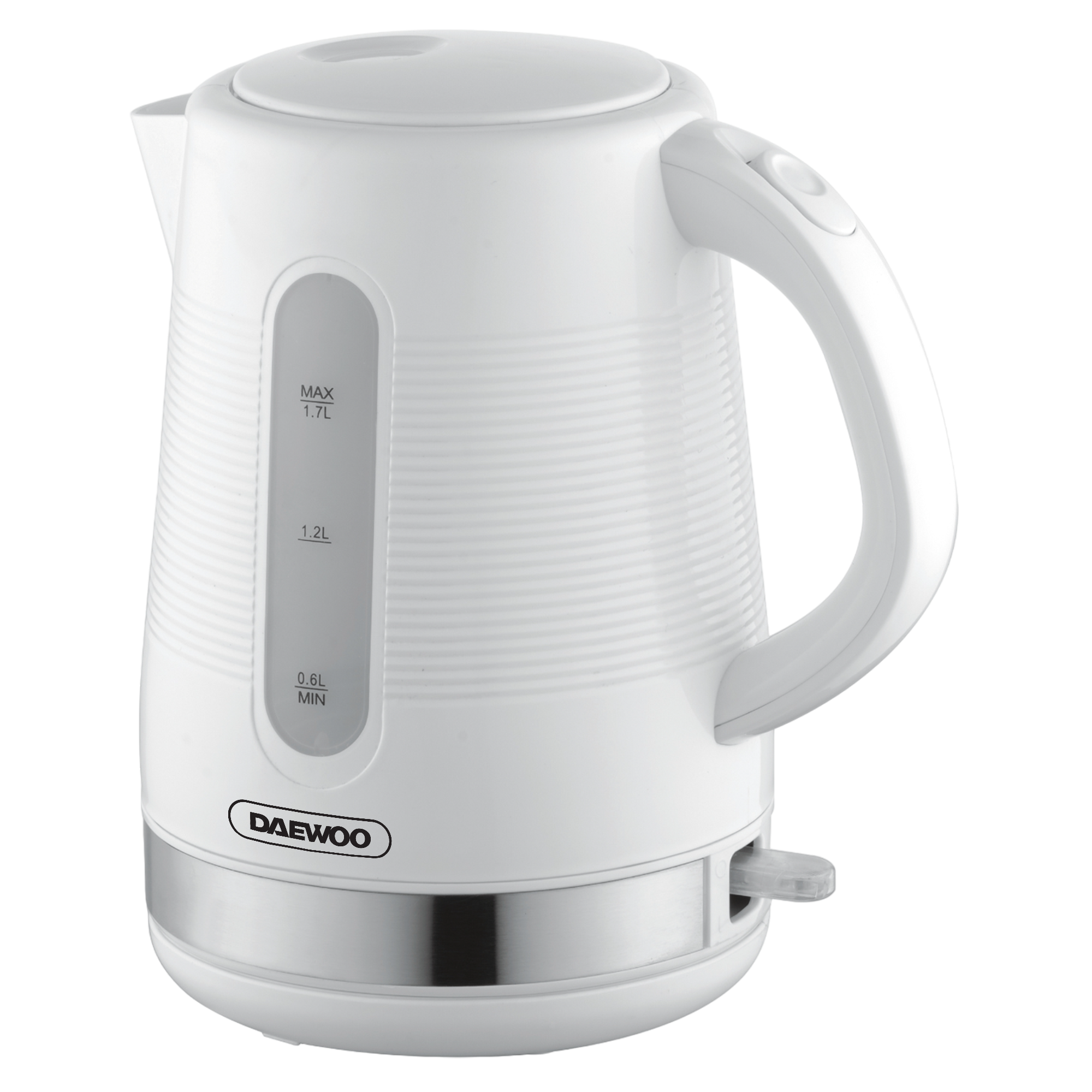 Product Photos with Daewoo Logo v2 1.7L KETTLE White “White 1.7 L electric kettle”