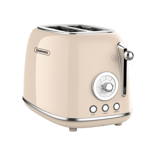 2 Slice bread toaster in cream
