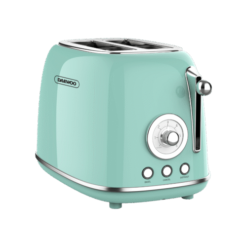 2 slice bread toaster mint green