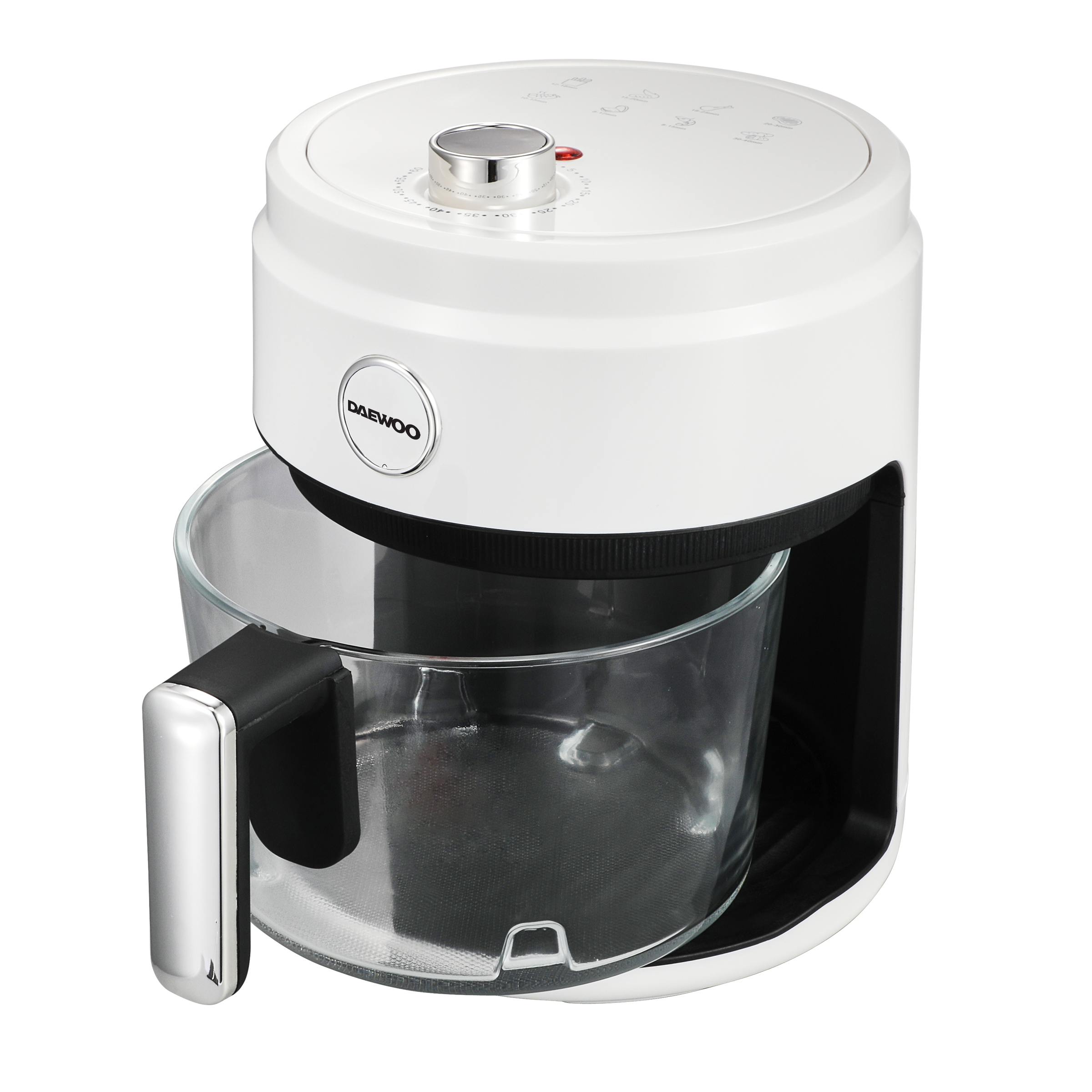 Batch 2 Product Photos with Daewoo Logo Air Fryer DVAF-01W 3.5L glass air fryer